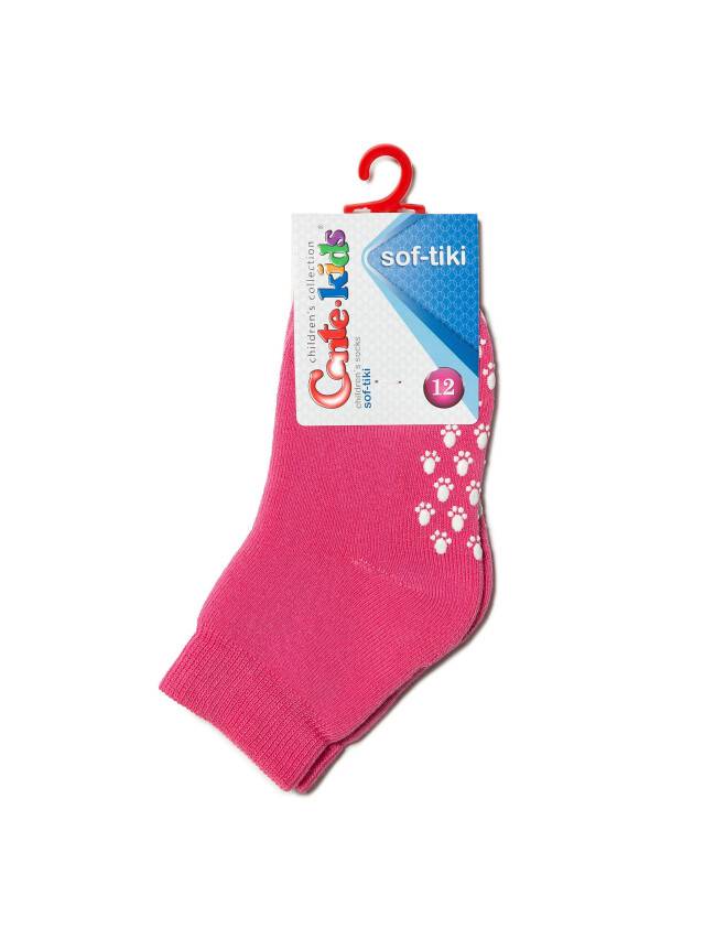 Носки хлопковые детские SOF-TIKI (махровые, антискользящие) 7С-53СП, p. 12, розовый, рис. 000 - 2