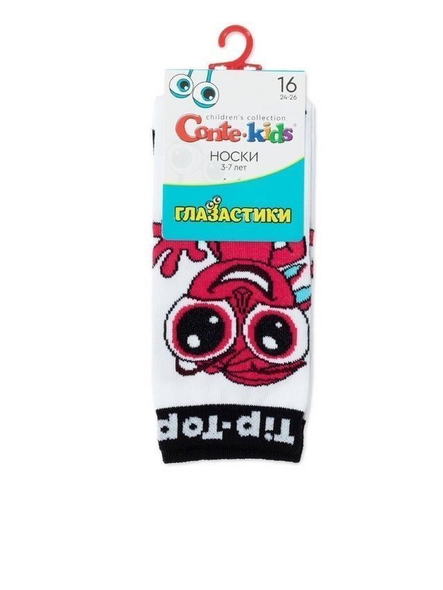 Носки детские CK ГЛАЗАСТИКИ 21С-9СП, р.16, 619 белый - 6