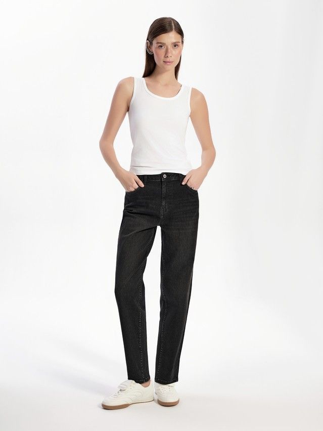 Брюки джинсовые женские CE CON-832, р.170-102, washed black - 1