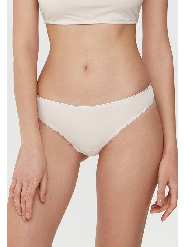 Женские стринги из хлопка, LST 2000, 90 / XS, телесный цвет - 1