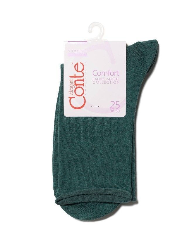 Носки женские хлопковые COMFORT (без резинки) 19С-101СП, р. 36-37, 000 темно-бирюзовый - 4