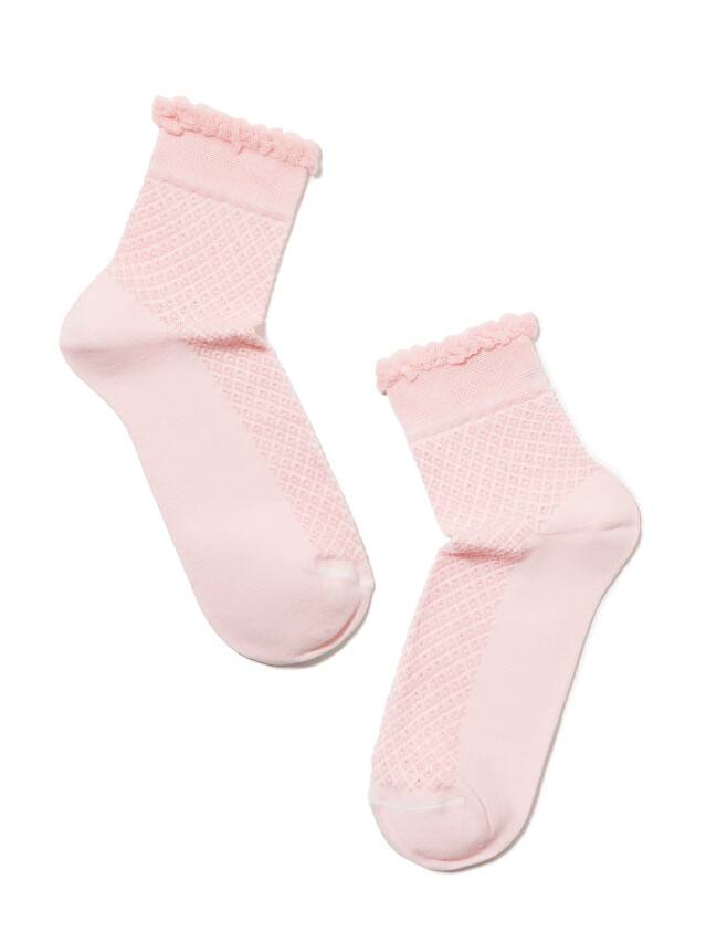 Носки хлопковые женские CLASSIC (тонкие, пикот) 15С-22СП, р. 36-37, светло-розовый, рис. 055 - 2