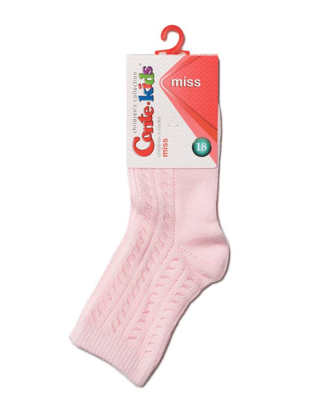 Носки хлопковые детские MISS (ажурные) 7С-76СП, p. 16, светло-розовый, рис. 115 - 2