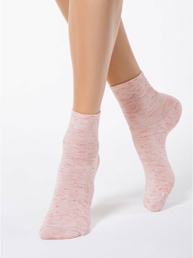 Носки вискозные женские COMFORT (меланж) 14С-115СП, р. 36-37, светло-розовый, рис. 000 - 1