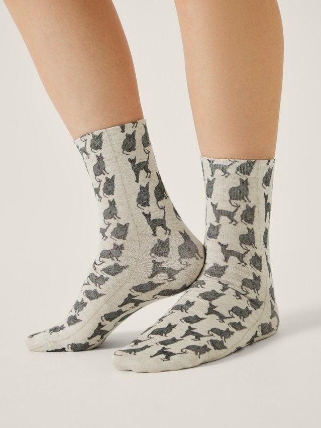 Носки женские CE FANTASY 20С-107/1СП, р.23-25, 960 бежевый - 1