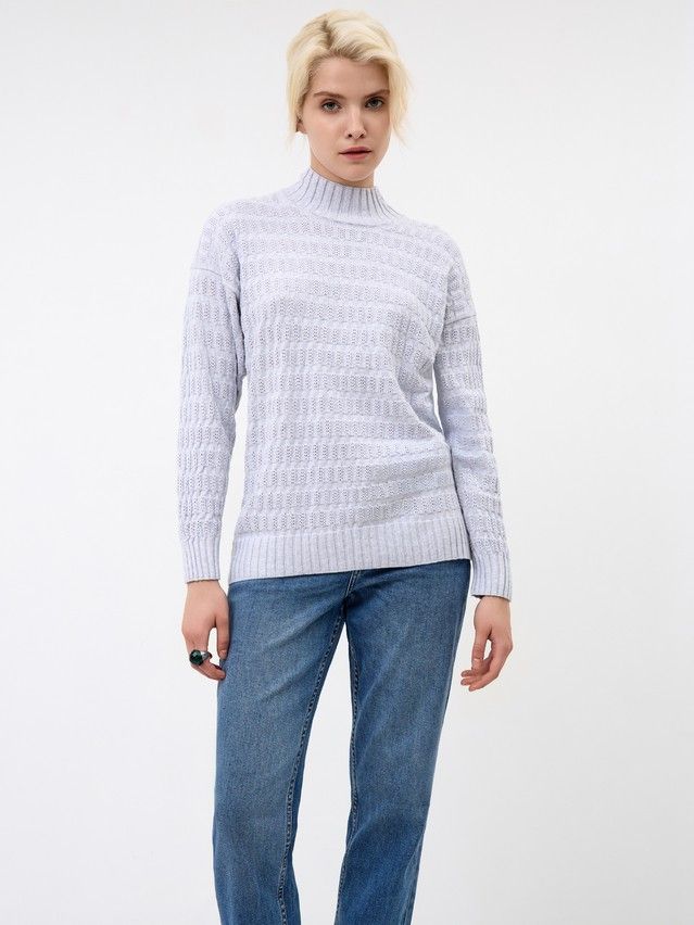 Джемпер женский CE LDK24105 24С-105СП, р.170-84, light gray melange - 1