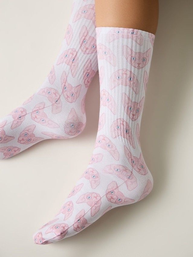 Носки женские хлопковые CE FANTASY 19С-236СП, р.23-25, 656 персиковый - 1