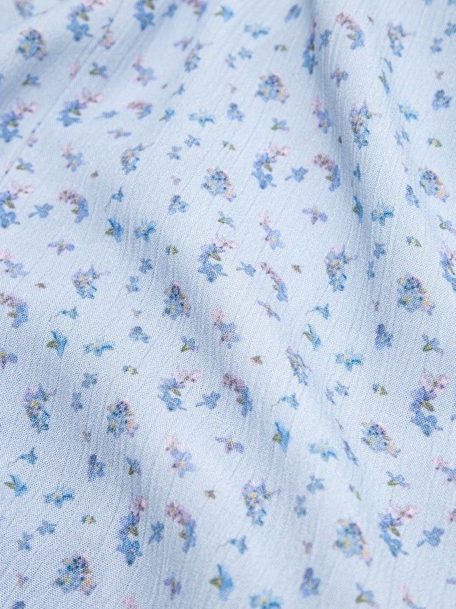 Блузка жен. C LBL 3831, р.170-84-90, blue-flowers - 6