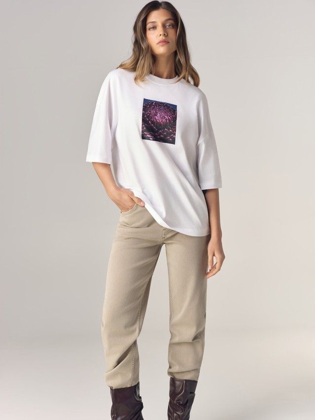 Джемпер женский C LD 3468, р.170-84, white-aster - 5