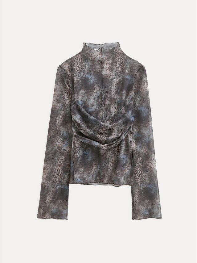 Джемпер женский C LD 3486, р.170-84, blue leopard - 6