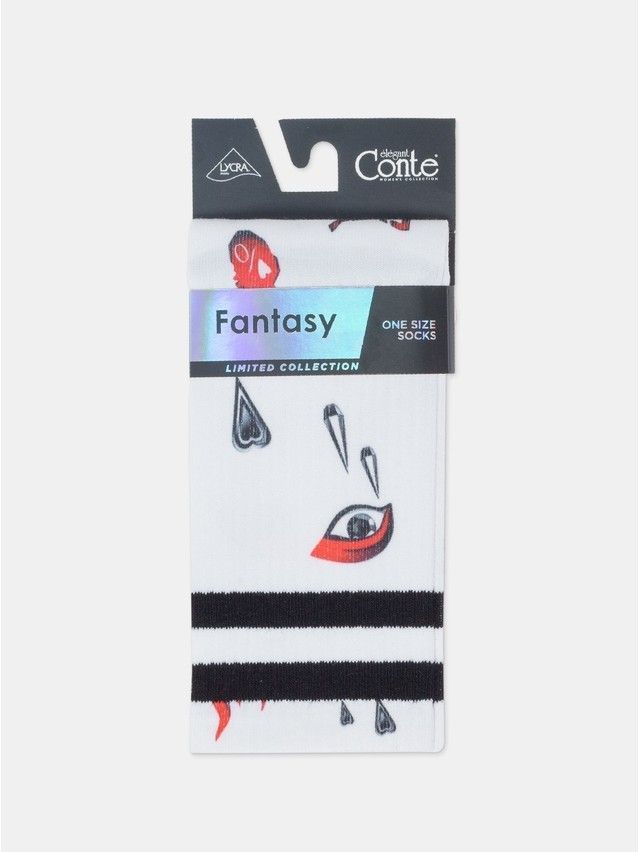 Носки женские хлопковые CE FANTASY 20С-12СП, р.23-25, 659 белый - 6