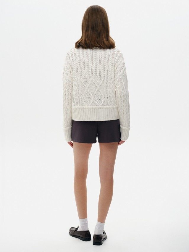 Джемпер женский CE LDK24140 24С-140СП, р.170-84, ecru - 3