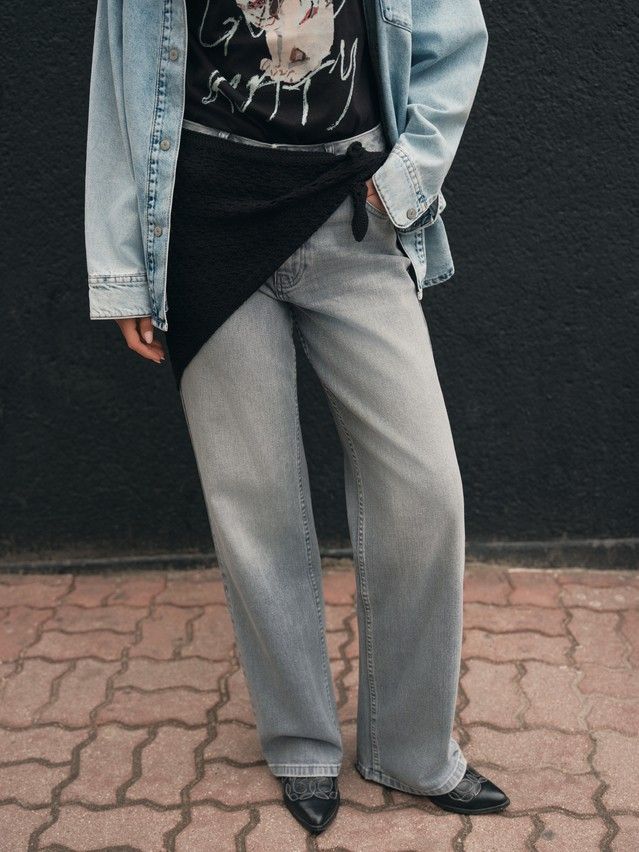 Косынка жен. C LDK25194 25С-194СП, р.42*108, black - 3