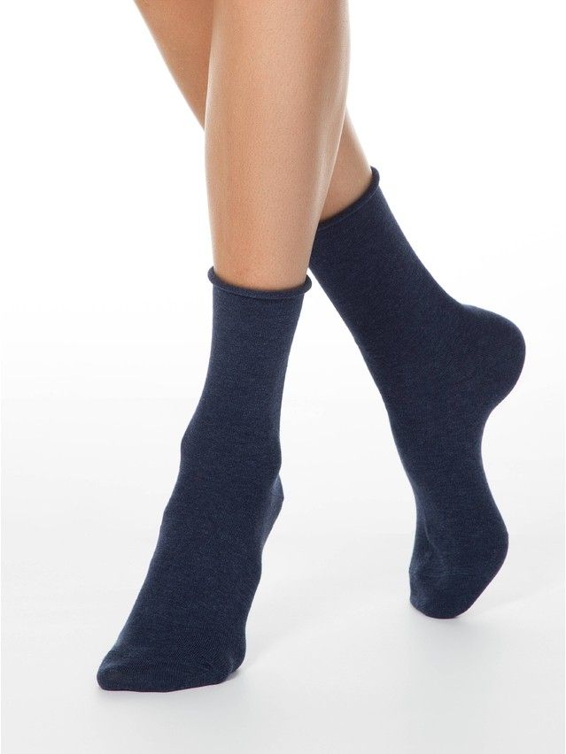 Носки женские хлопковые COMFORT (без резинки) 19С-101СП, р. 36-37, 000 темно-синий - 1