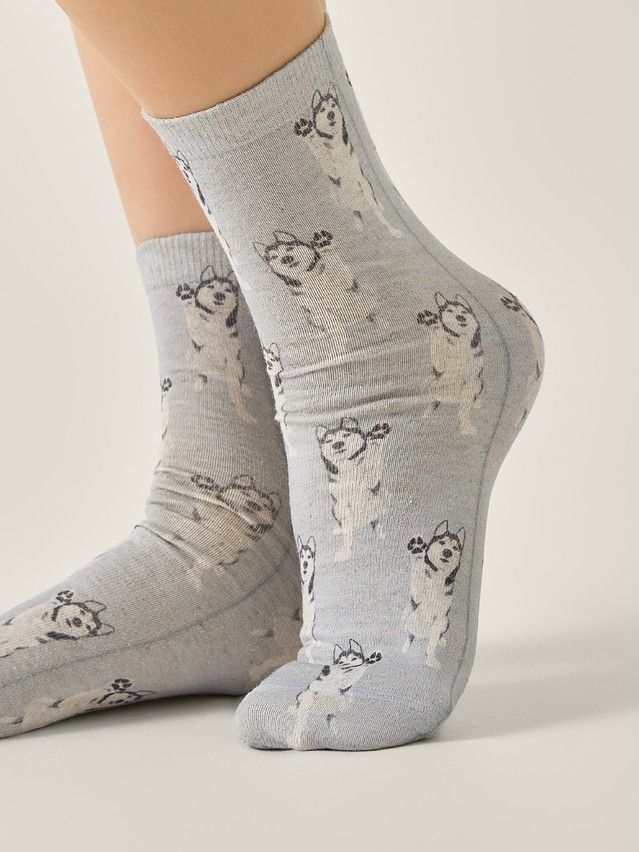 Носки женские CE FANTASY 20С-107/1СП, р.23-25, 735 серый - 2