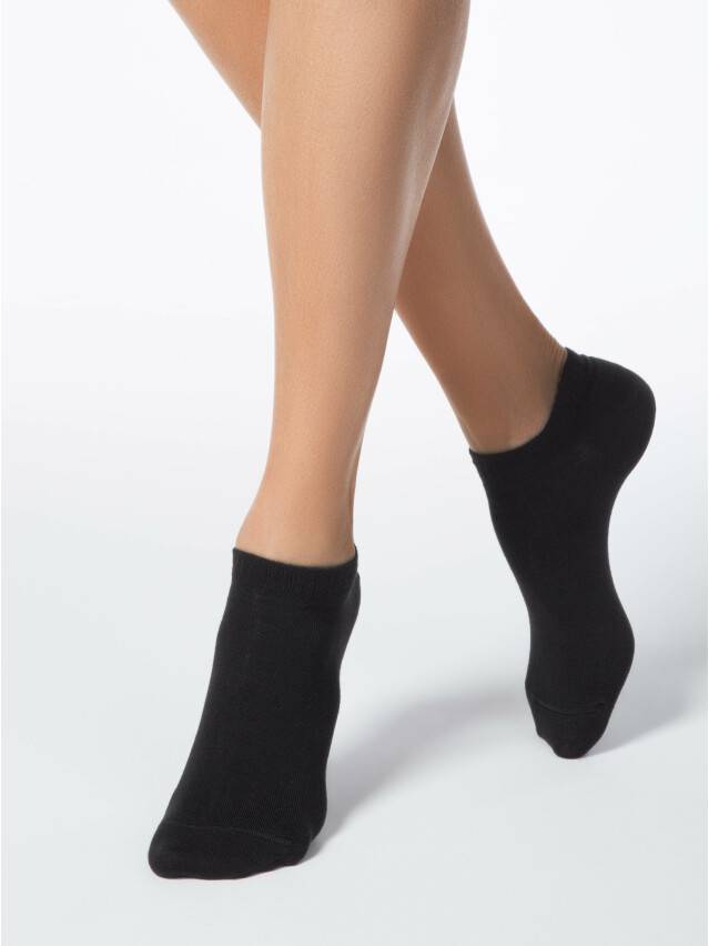 Носки хлопковые женские ACTIVE (ультракороткие) 15С-46СП, р. 36-37, черный, рис. 000 - 1