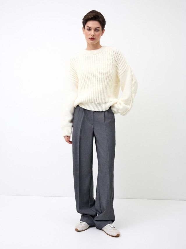 Джемпер женский CE LDK24137 24С-137СП, р.170-84, ecru - 1