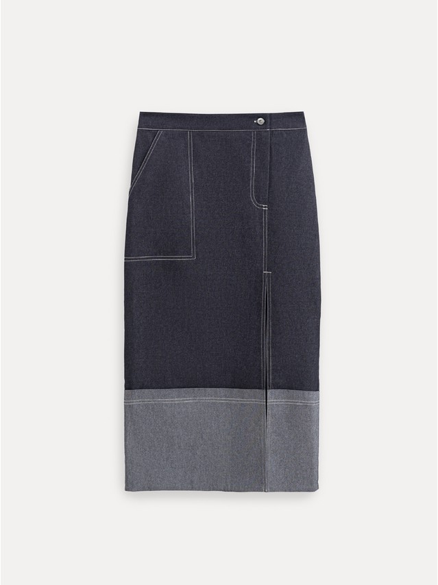 Юбка жен. C LU 3685, р.170-90, navy - 5