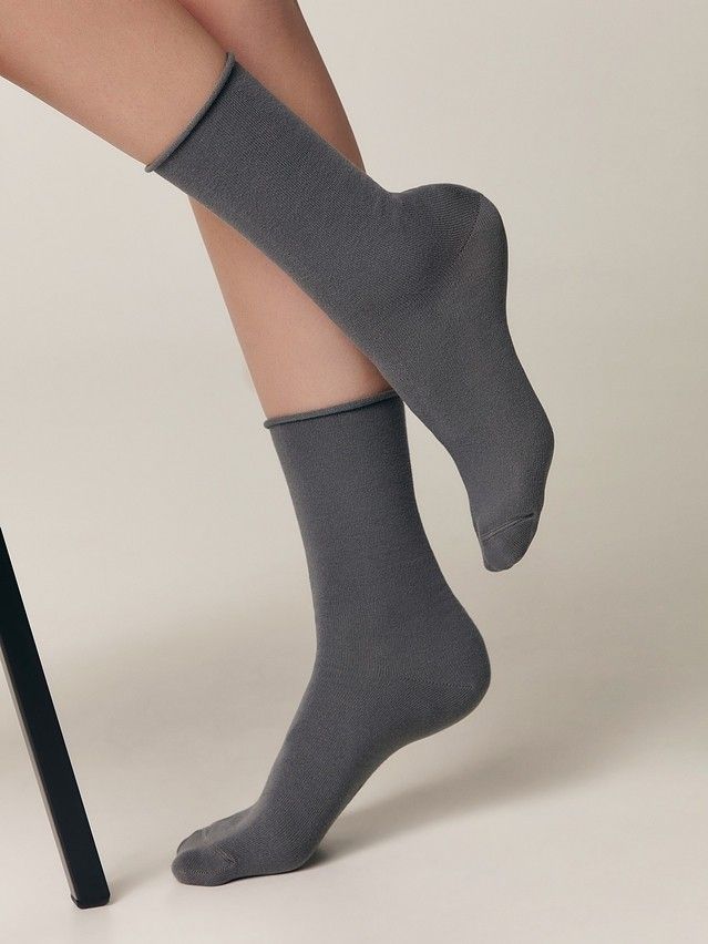 Носки женские хлопковые CE COMFORT (без резинки) 19С-101СП, р.36-37, 000 темно-серый - 1