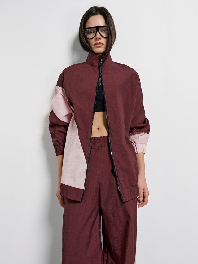 Жакет женский C LJ 3512, р.170-84-90, burgundy-pink - 3