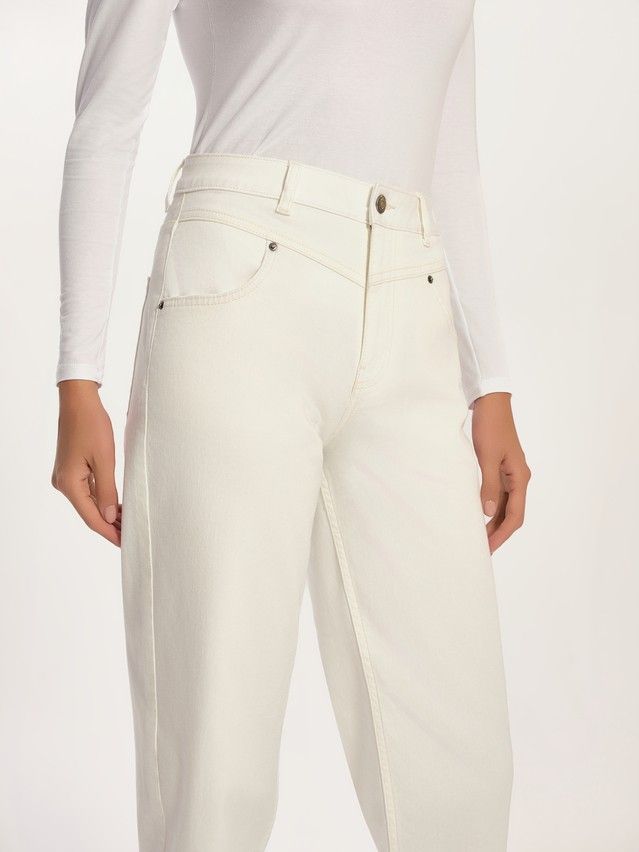 Брюки джинсовые женские CE CON-726, р.170-102, off white - 5