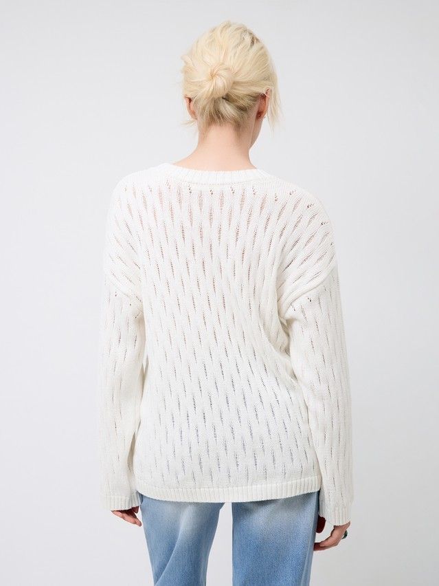 Джемпер женский CE LDK24119 24С-119СП, р.170-84, ecru - 4