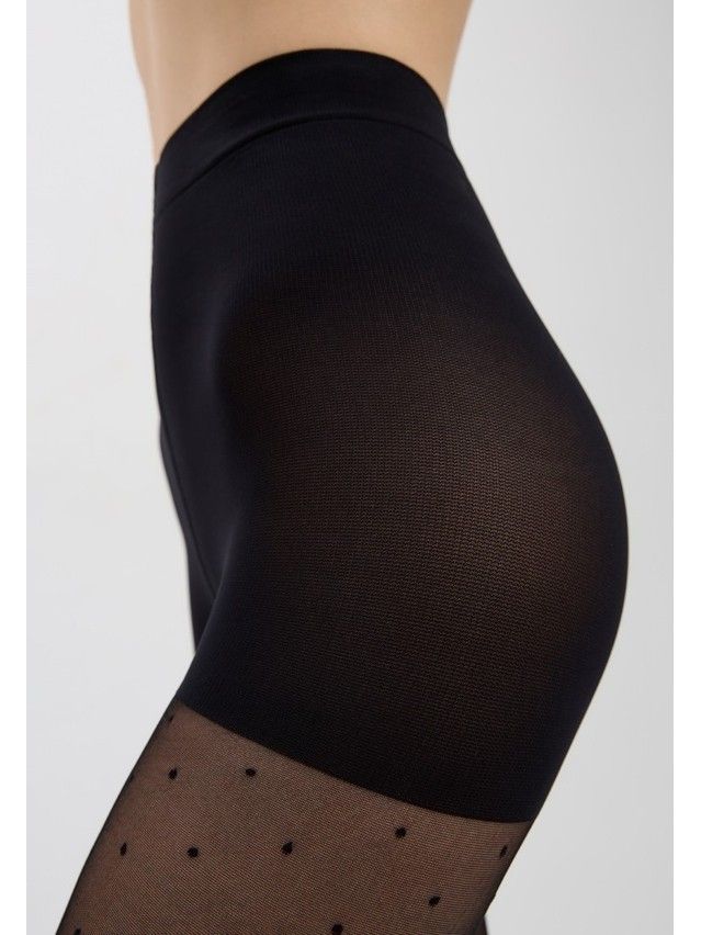 Колготки женские CE FANTASY DOTS SLIM, р.2, nero - 6