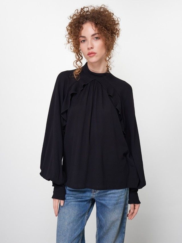 Блузка жен. C LBL 3476, р.170-84-90, black - 4