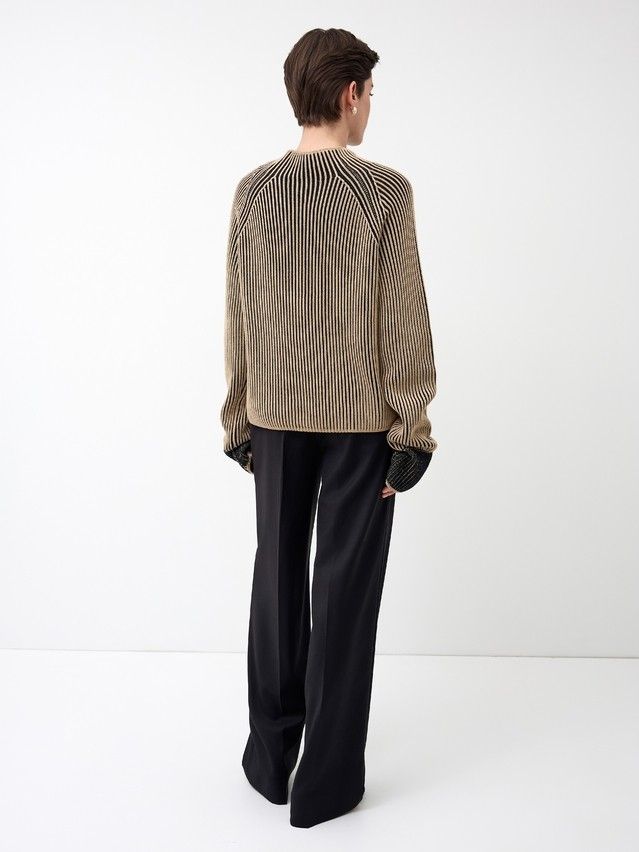 Джемпер женский CE LDK24121 24С-121СП, р.170-84, camel-black - 6