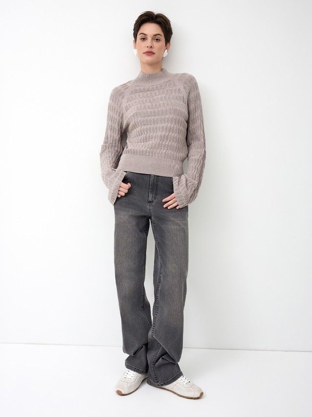 Джемпер женский CE LDK24107 24С-107СП, р.170-84, cappuccino melange - 3