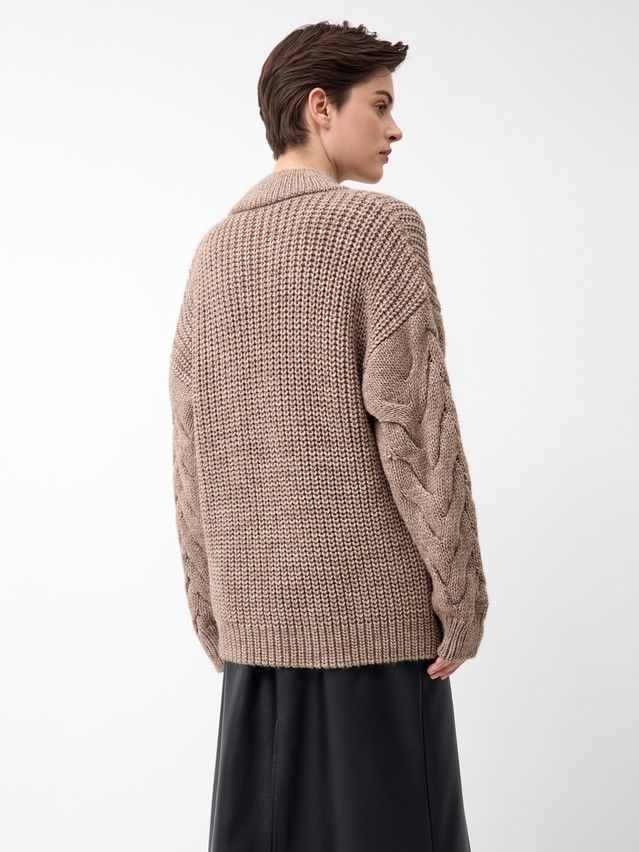 Джемпер женский CE LDK24136 24С-136СП, р.170-84, beige melange - 4