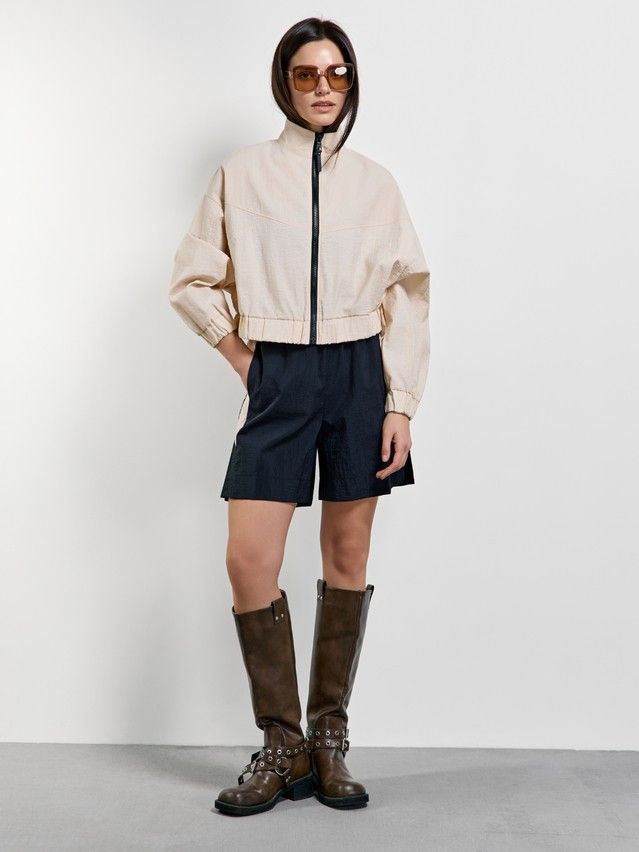 Шорты женские C LS 3516, р.170-84-90, black-beige - 1