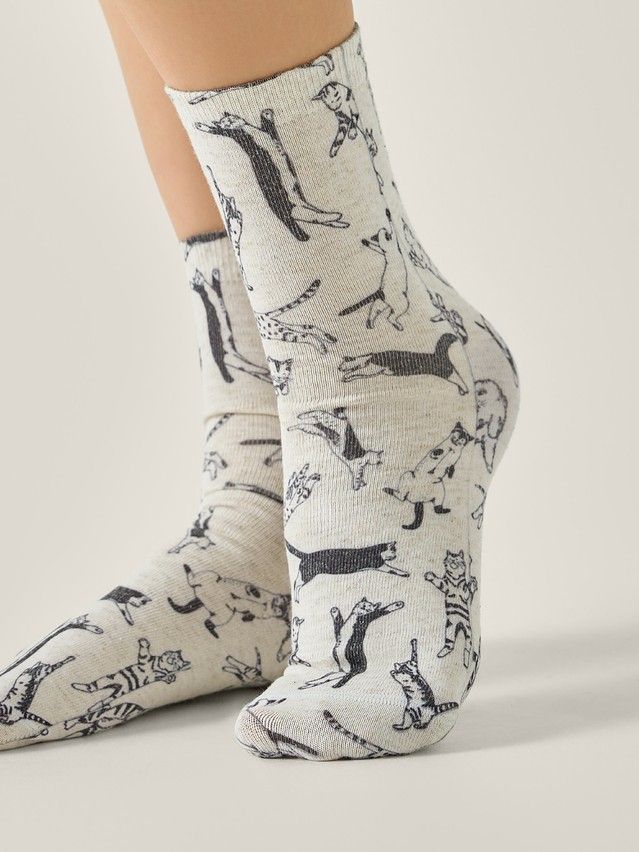 Носки женские CE FANTASY 20С-107/1СП, р.23-25, 726 бежевый - 2