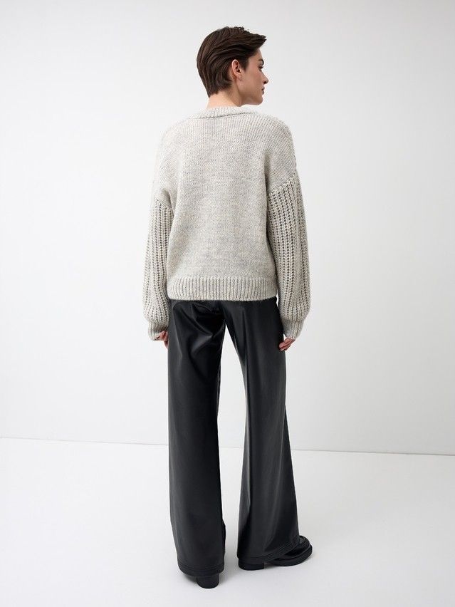 Джемпер женский CE LDK24137 24С-137СП, р.170-84, light gray melange - 3