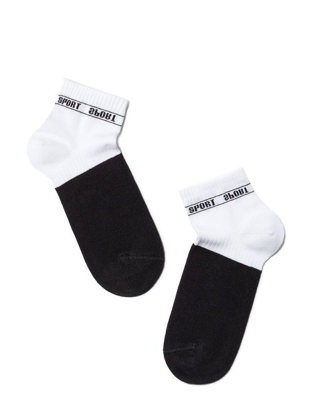 Носки детские ACTIVE (короткие) 13С-34СП, р.20, 510 белый-черный - 3