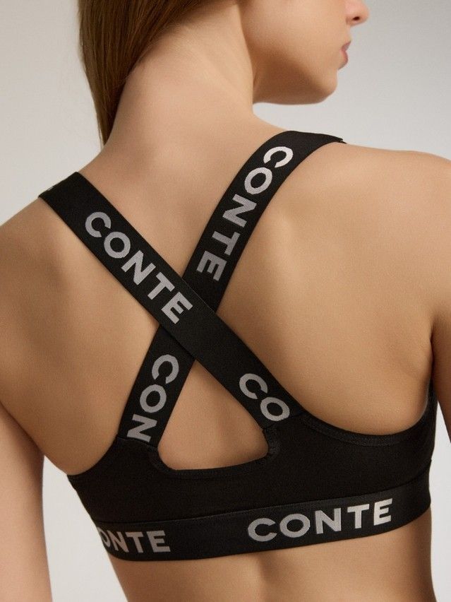 Бюстье женское CE COMFY LINE LBE 2989, р.170-84, black-silver - 2