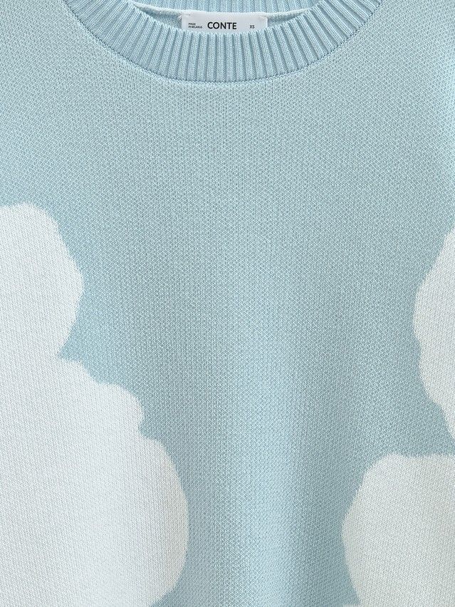 Джемпер женский CE LDK24122 24С-122СП, р.170-84, blue-white - 8