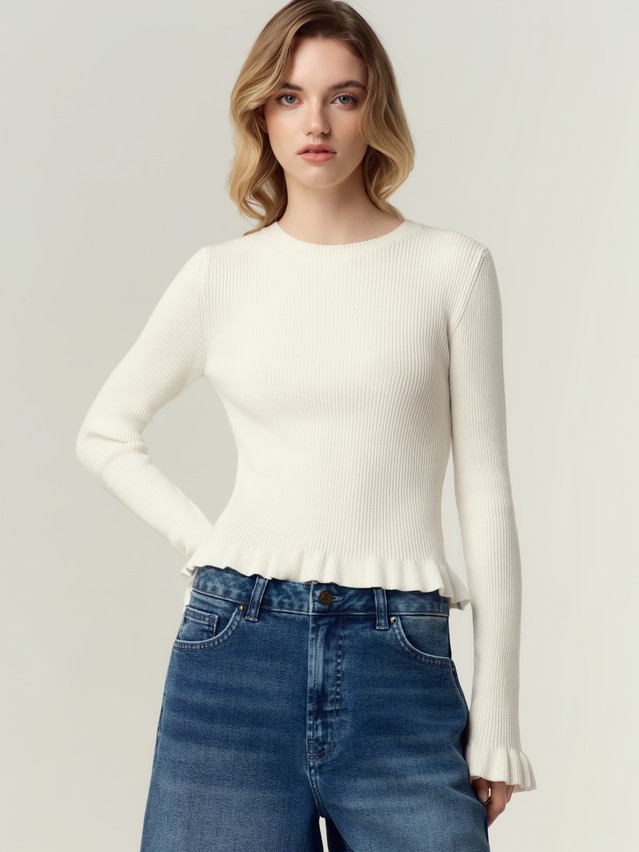 Джемпер женский CE LDK2573 25С-73СП, р.170-84, ecru - 3