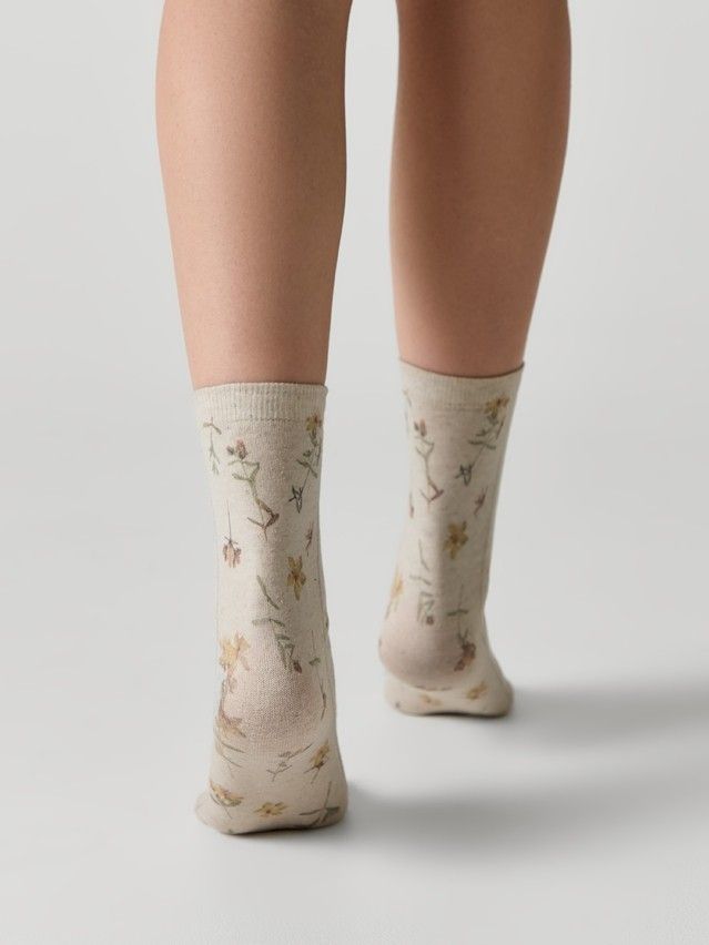Носки женские C FLOWERS 20С-107/3СП, р.23-25, 1156 бежевый - 3