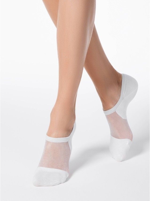 Носки женские хлопковые ACTIVE (ультракороткие) 18С-4СП, р. 36-37, 000 белый - 1