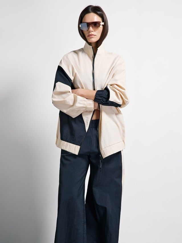 Жакет женский C LJ 3512, р.170-84-90, beige-black - 2