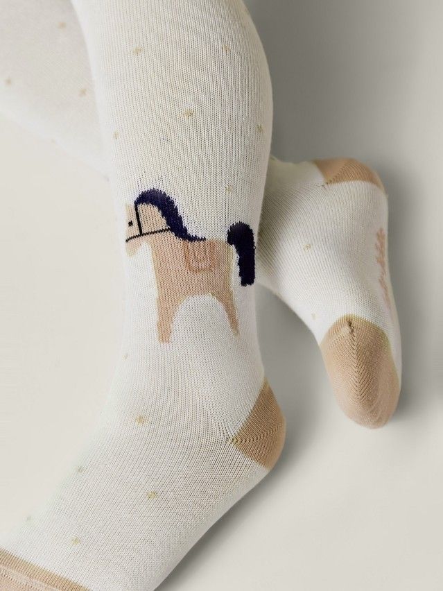 Колготки детские CK TIP-TOP, р.104-110 (16),714 молочный - 4