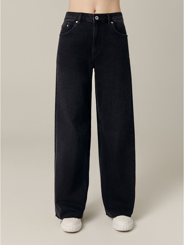 Брюки джинсовые женские CE CON-718, р.170-102, washed black - 2