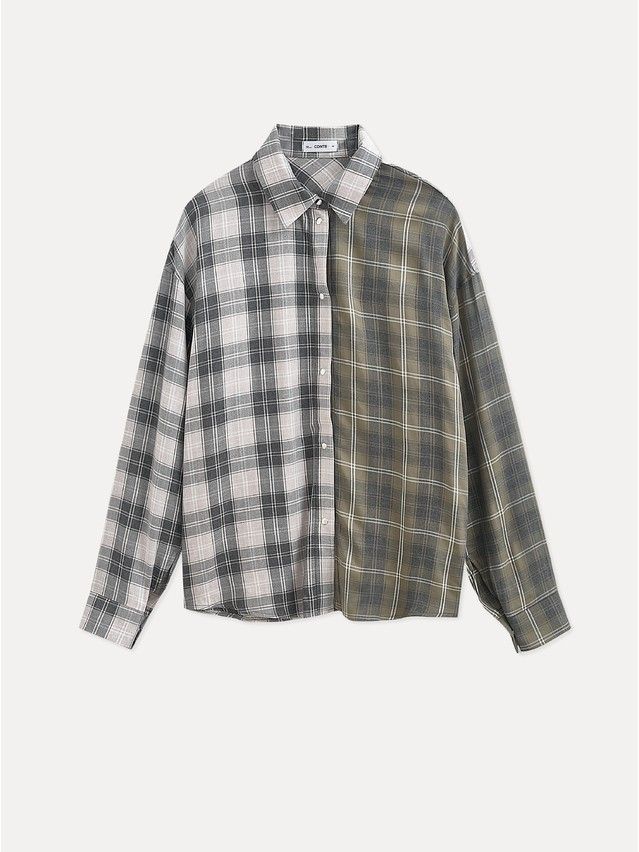 Рубашка женская C LRU 3464, р.170-84-90, beige-khaki - 6