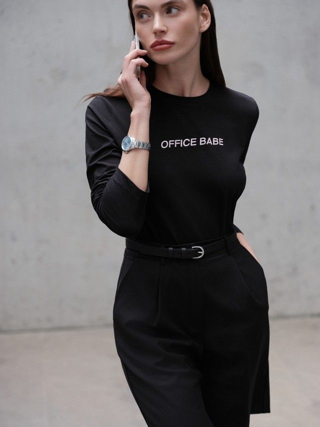 Джемпер женский C LD 3297, р.170-84, black - 1