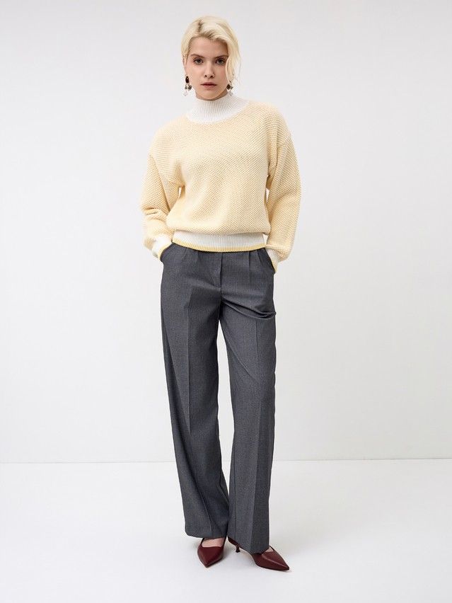 Джемпер женский CE LDK24118 24С-118СП, р.170-84, white-panna cotta - 4