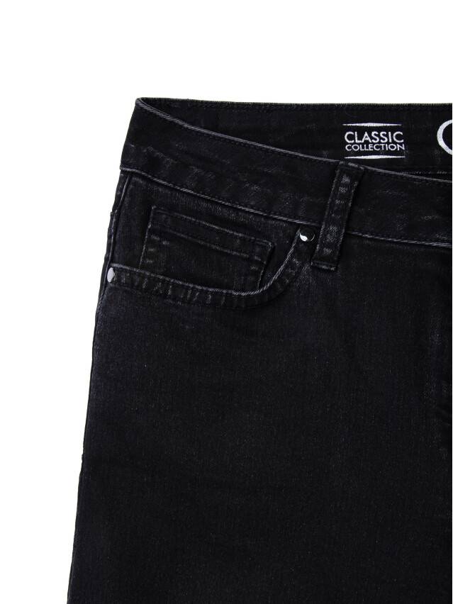 Моделирующие джинсы с эффектом градиента CON-57, р.170-102, черный - 7