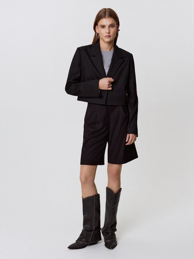 Жакет женский C LJ 3255, р.170-84-90, black - 3