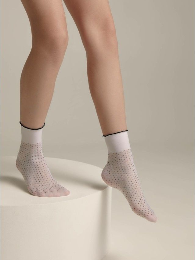 Носки для девочек нарядные CE POINT, р.18-20, bianco - 4
