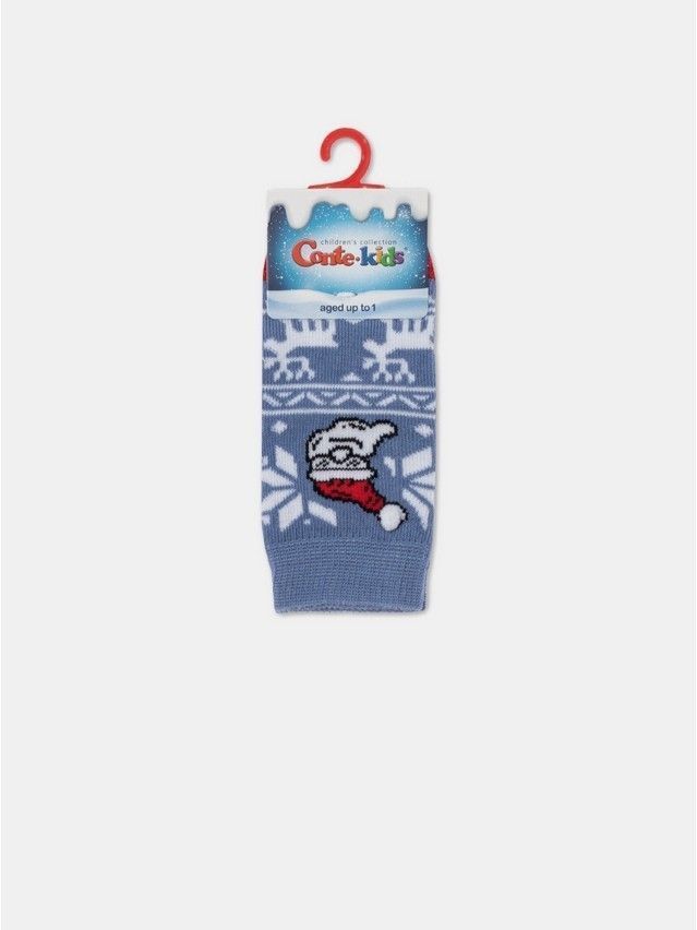 Носки детские CK NEW YEAR 21С-64СП, р.9-10, 948 светлый джинс - 2
